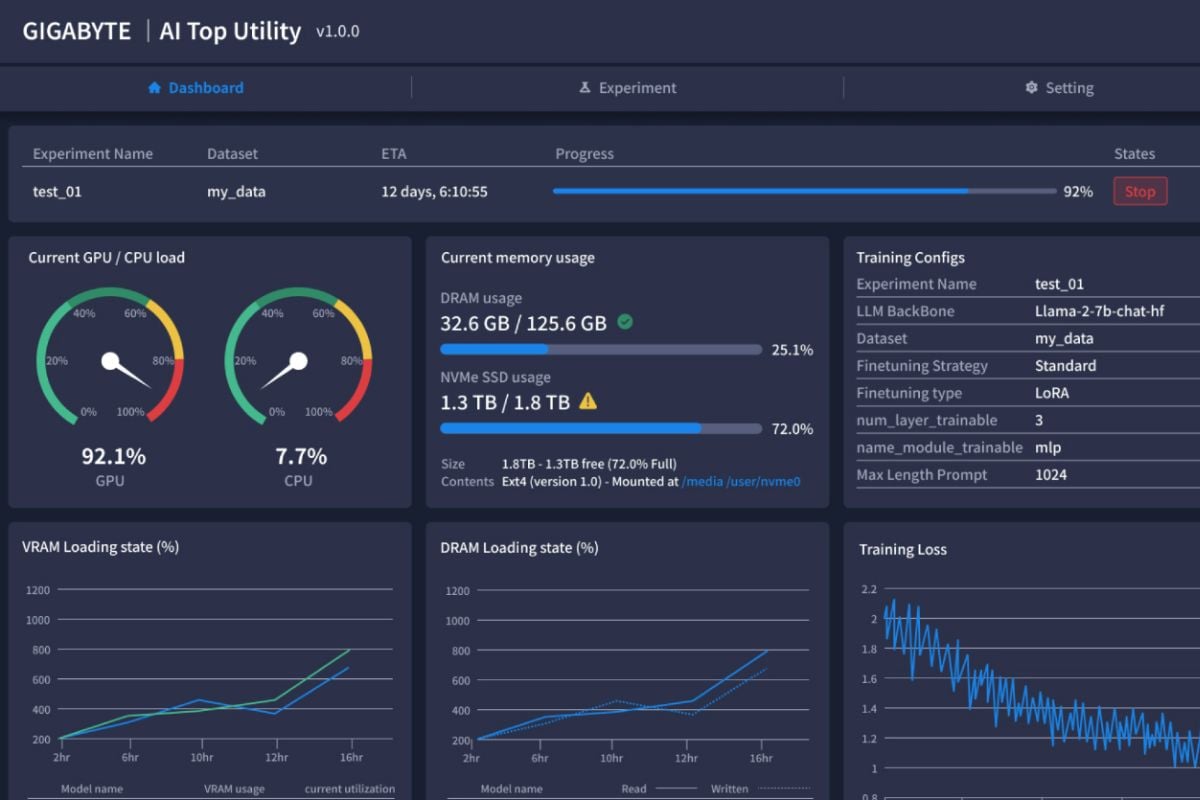 gigabyte ai top utility Gigabyte AI Top Utility